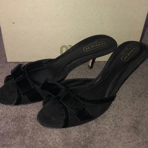 francy velvet heeled sandals